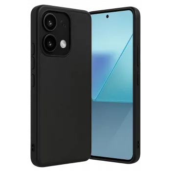 Newface Xiaomi Redmi Note 13 4G Kılıf Aras Deri Kapak - Siyah