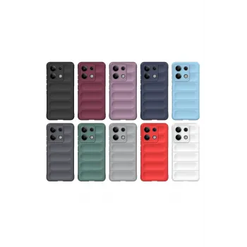 Newface Xiaomi Redmi Note 13 4G Kılıf Optimum Silikon - Krem