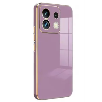 Newface Xiaomi Redmi Note 13 5G Kılıf Volet Silikon - Mor