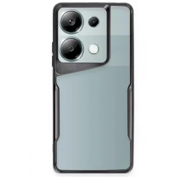 Newface Xiaomi Redmi Note 13 Pro 4G Kılıf Boyi Silikon Kapak - Siyah