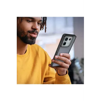 Newface Xiaomi Redmi Note 13 Pro 5G Kılıf Elegant Kapak - Pudra