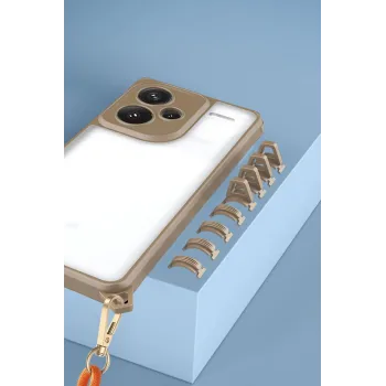 Newface Xiaomi Redmi Note 13 Pro Plus Kılıf Penta Silikon Kılıf - Siyah