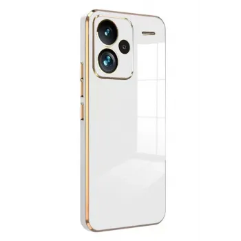 Newface Xiaomi Redmi Note 13 Pro Plus Kılıf Volet Silikon - Beyaz