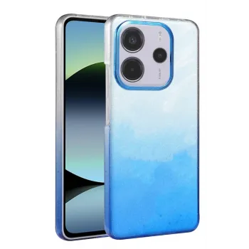 Newface Xiaomi Redmi Note 14 4G Glossy Kapak - Mavi