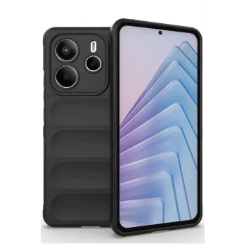 Newface Xiaomi Redmi Note 14 4G Kılıf Optimum Silikon - Siyah