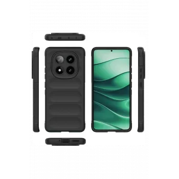 Newface Xiaomi Redmi Note 14 Pro 4G Kılıf Optimum Silikon - Siyah