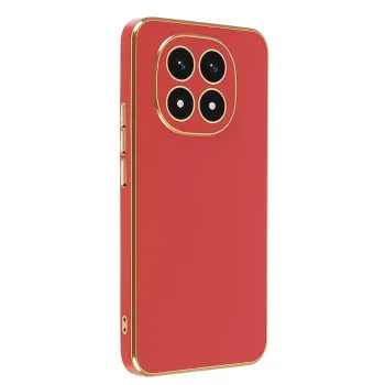 Newface Xiaomi Redmi Note 14 Pro 4G Kılıf Volet Silikon - Kırmızı