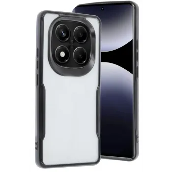 Newface Xiaomi Redmi Note 14 Pro 5G Kılıf Boyi Silikon Kapak - Siyah