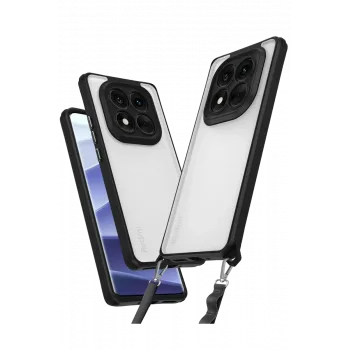 Newface Xiaomi Redmi Note 14 Pro Plus Kılıf Penta Silikon Kılıf - Siyah