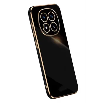 Newface Xiaomi Redmi Note 14 Pro Plus Kılıf Volet Silikon - Siyah