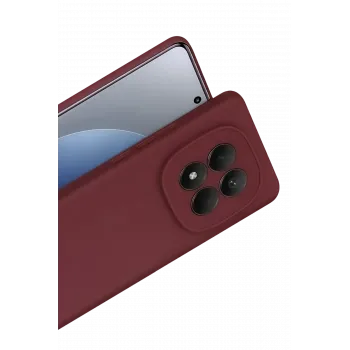 Newface Xiaomi Redmi Note 15 4G Viera Silikon - Bordo