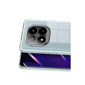 Newface Xiaomi Redmi Note 15 Pro 4G Lüx Şeffaf Silikon - Şeffaf