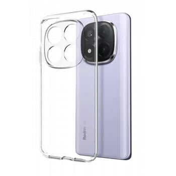 Newface Xiaomi Redmi Note 15 Pro Plus 5G Lüx Şeffaf Silikon - Şeffaf