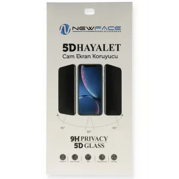 Newface Xiaomi Redmi Note 8 5D Hayalet Cam Ekran Koruyucu