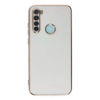 Newface Xiaomi Redmi Note 8 Kılıf Volet Silikon - Beyaz
