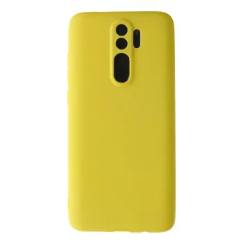 Newface Xiaomi Redmi Note 8 Pro Kılıf First Silikon - Sarı