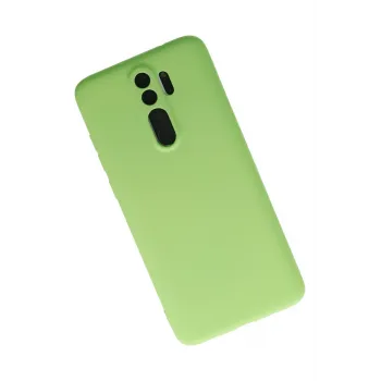 Newface Xiaomi Redmi Note 8 Pro Kılıf First Silikon - Yeşil