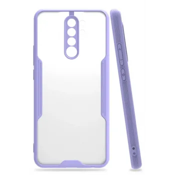Newface Xiaomi Redmi Note 8 Pro Kılıf Platin Silikon - Lila