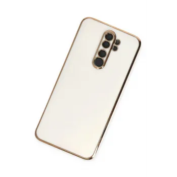 Newface Xiaomi Redmi Note 8 Pro Kılıf Volet Silikon - Beyaz