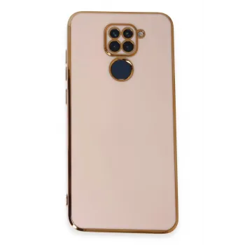 Newface Xiaomi Redmi Note 9 Kılıf Volet Silikon - Pembe