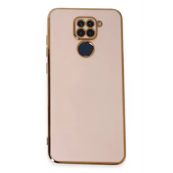 Newface Xiaomi Redmi Note 9 Kılıf Volet Silikon - Pembe