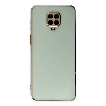 Newface Xiaomi Redmi Note 9 Pro Kılıf Volet Silikon - Açık Yeşil