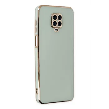 Newface Xiaomi Redmi Note 9 Pro Kılıf Volet Silikon - Açık Yeşil