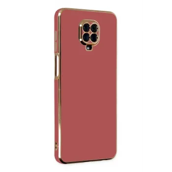 Newface Xiaomi Redmi Note 9 Pro Kılıf Volet Silikon - Kırmızı
