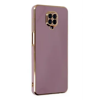 Newface Xiaomi Redmi Note 9 Pro Kılıf Volet Silikon - Mor