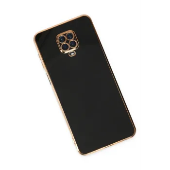 Newface Xiaomi Redmi Note 9 Pro Kılıf Volet Silikon - Siyah