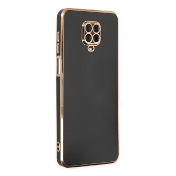 Newface Xiaomi Redmi Note 9 Pro Kılıf Volet Silikon - Siyah