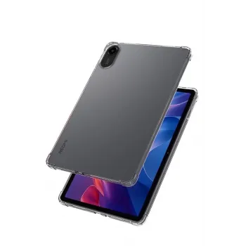 Newface Xiaomi Redmi Pad 2 Kılıf Anti Shock Tablet Silikon - Şeffaf
