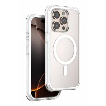 Onegif Apple iPhone 15 Pro Max Hulk Magsafe Kapak - Beyaz