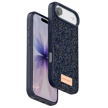 Onegif Apple iPhone 17 Air Bright Simli Kapak - Mavi