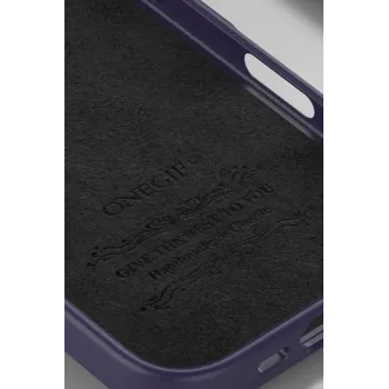 Onegif iPhone 16 Pro Max Bright Simli Kapak - Derin Mor