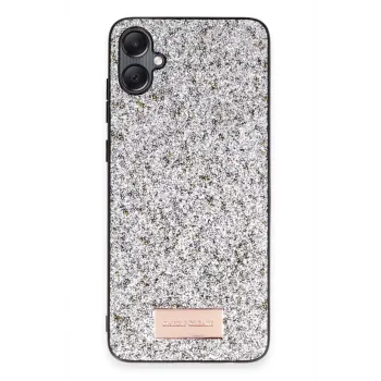 Onegif Samsung Galaxy A05 Bright Simli Kapak - Gümüş