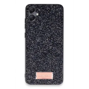 Onegif Samsung Galaxy A05 Bright Simli Kapak - Siyah