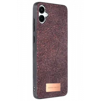 Onegif Samsung Galaxy A06 Bright Simli Kapak - Derin Mor