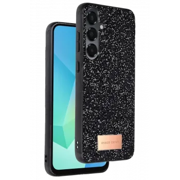 Onegif Samsung Galaxy A36 Bright Simli Kapak - Siyah