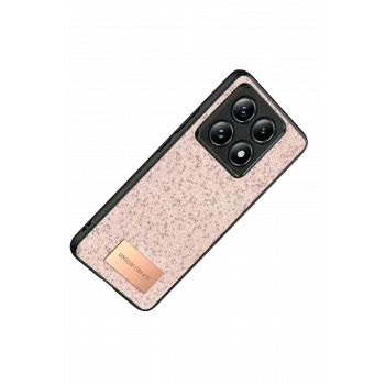 Onegif Xiaomi Mi 14T Pro Bright Simli Kapak - Pembe