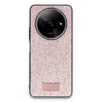 Onegif Xiaomi Redmi A3 4G Bright Simli Kapak - Pembe