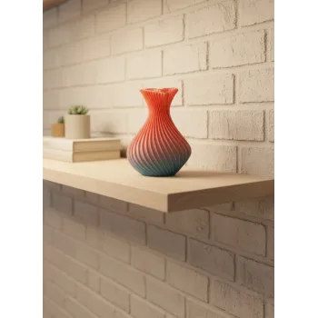 Romantik Kalp Figürlü Süslük Vazo Modern Tasarım 15 cm