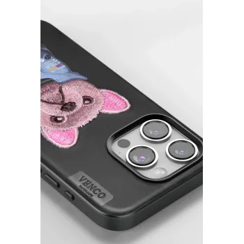 Venco iPhone 11 Cute Desenli Kapak - Siyah