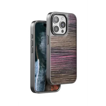 Venco iPhone 15 Pro Max Wave Kapak - Pembe