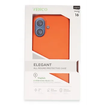 Venco iPhone 16 Home Magsafe Kapak - Turuncu