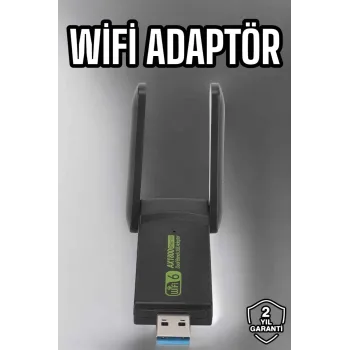 Wifi Adaptör Çift Bantlı Kablosuz Wifi Adaptörü