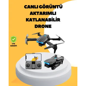 Wifi FPV Canlı Görüntü Aktarımlı Katlanabilir Drone