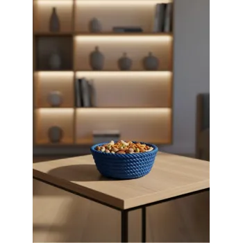 YUVARLAK ÇEREZLİK LACİVERT