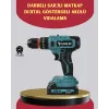 18 Parça Dijital Matkap Seti Çift Bataryalı