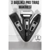 3 Başlıklı Profesyonel Tıraş Makinesi